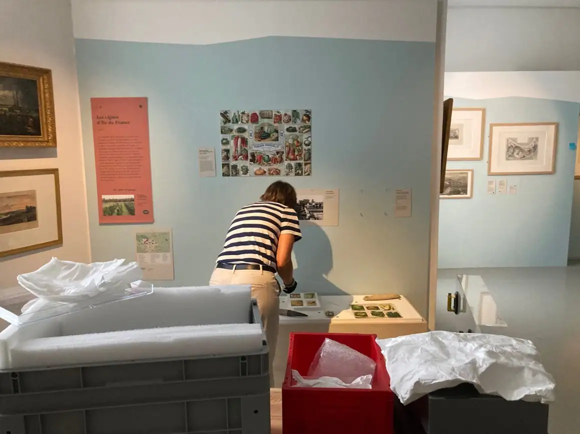 Muséographie expo les jardins du Gd Paris